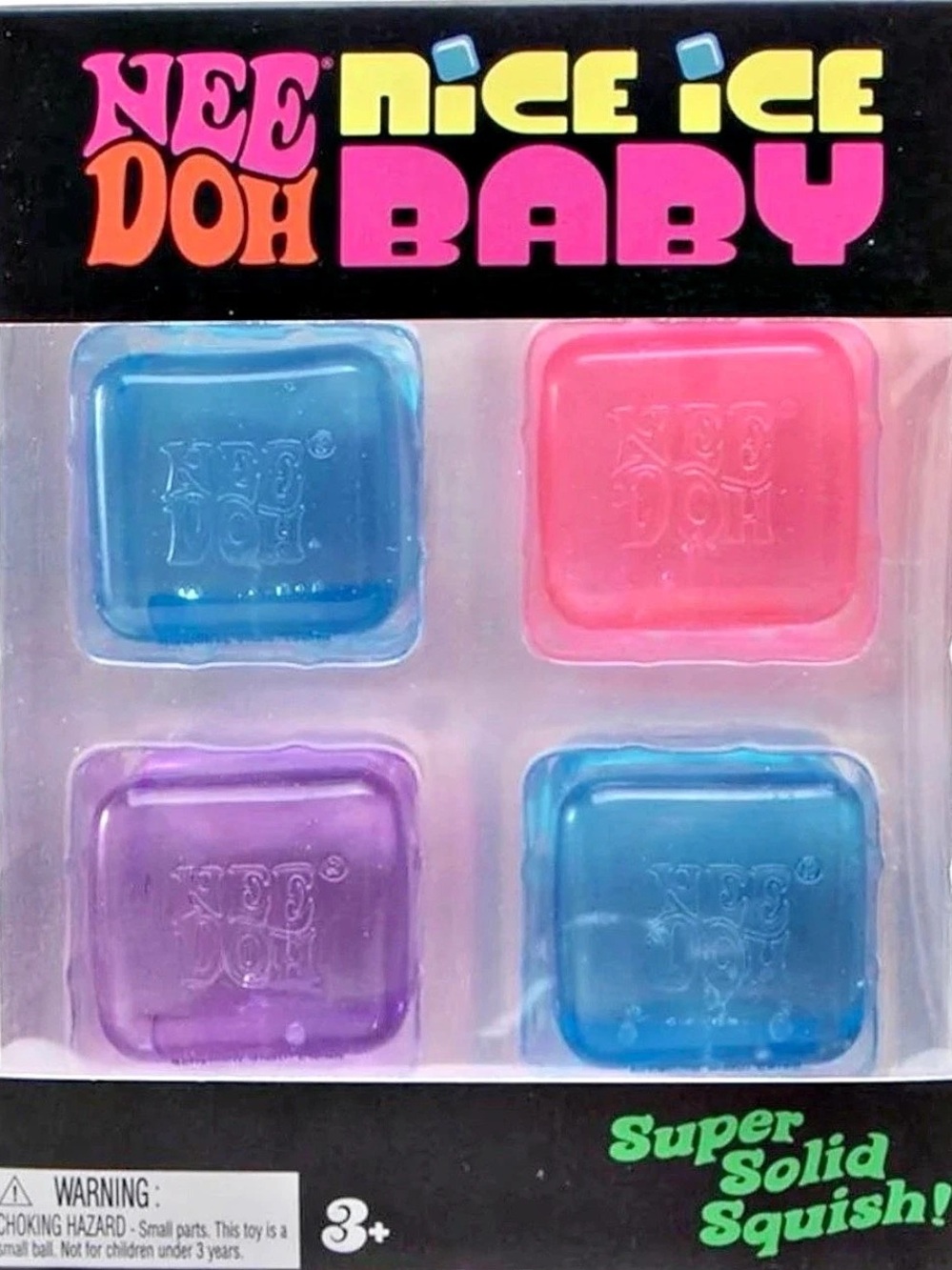 Schylling NeeDoh Nice Ice Baby 4-Pack Squish Set NWT
